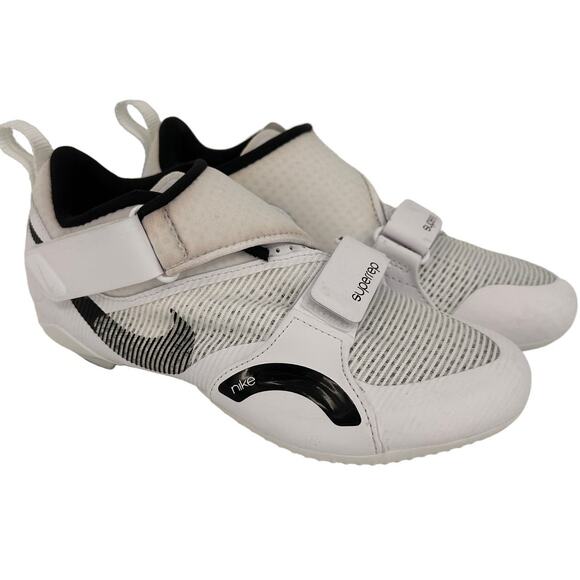 Nike Women's White SuperRep Cycle Indoor Cycling Shoes NEW Size 6 - Picture 1 of 8